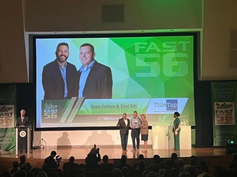 TitleTap Honored with The University of South Florida’s Fast 56 Award!