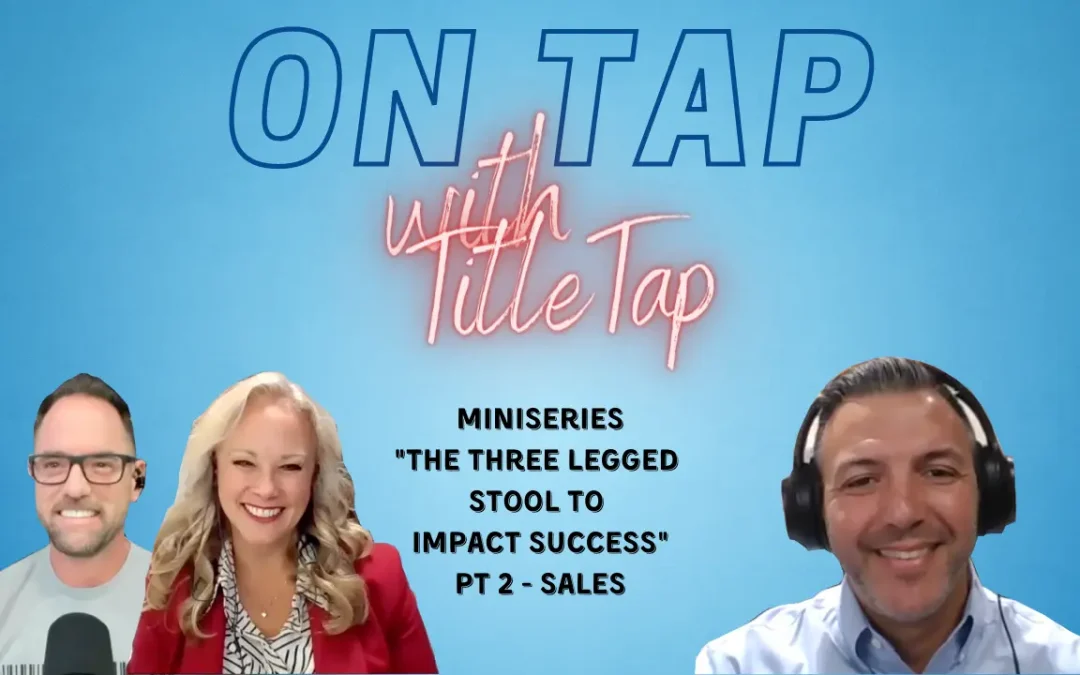 On Tap with TitleTap Ep 8 - Miniseries pt 2 - Sales ft. Dr. Cindy McGovern and Kyle McDowell Graphic - Blog Resize 3