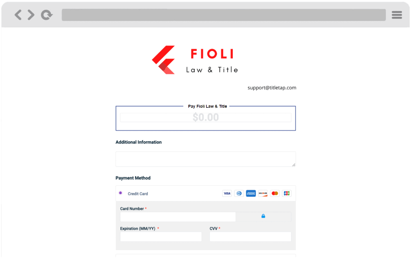 Online Payment Portal