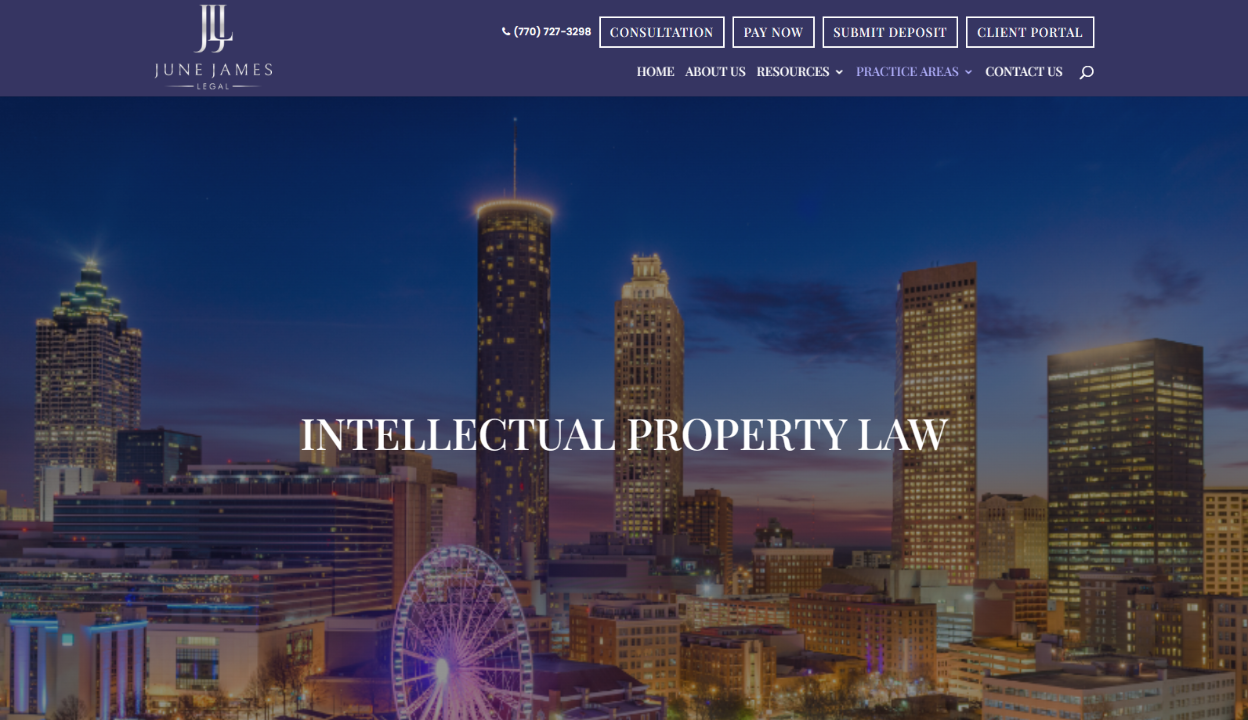 June James Legal Homepage